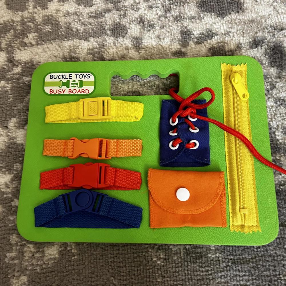 Unbranded Montessori Buckle Busy Board Toy